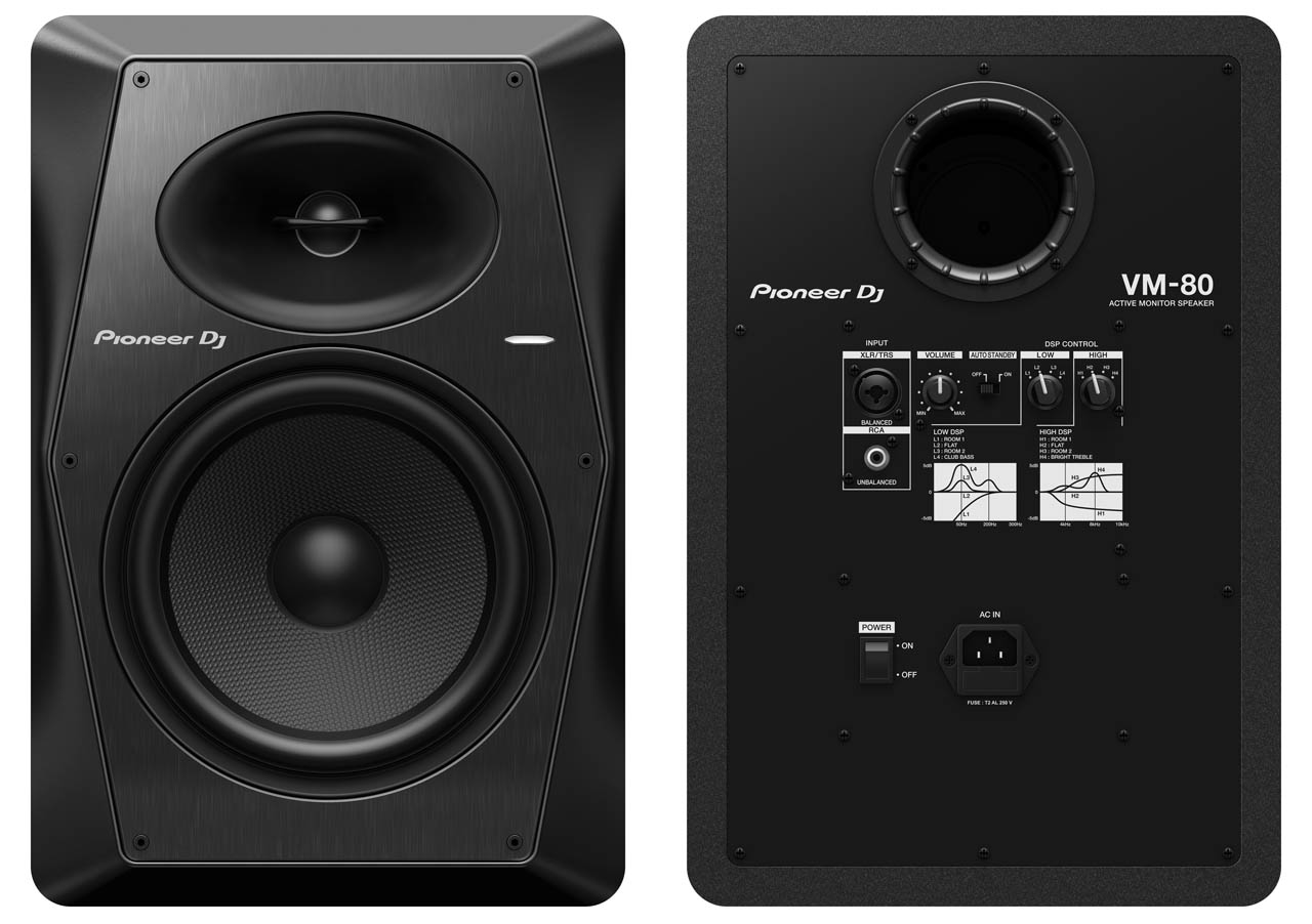 Pioneer DJ VM-80 Active Monitor 8 (Black)