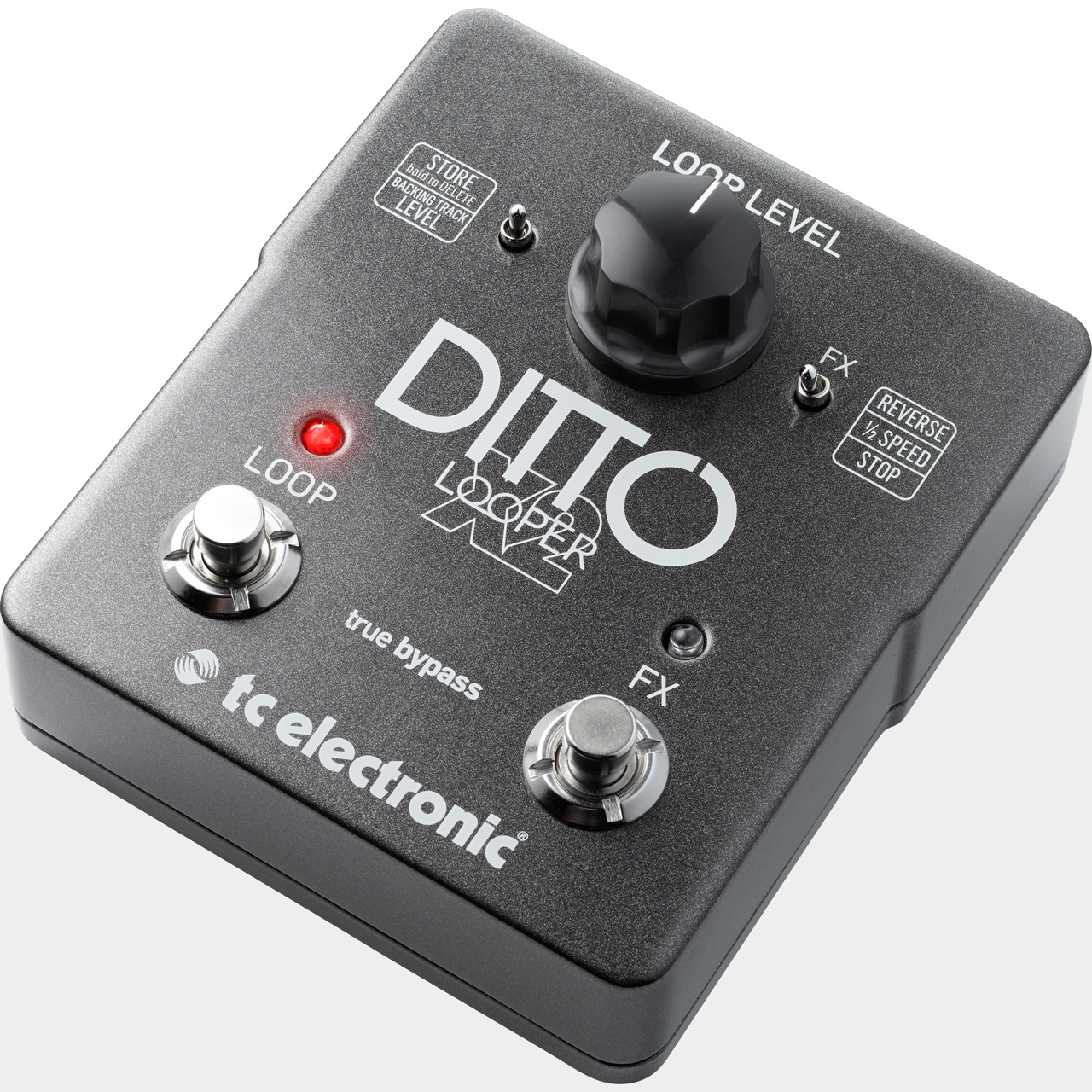 TC Electronic Ditto X2 Looper oitava ganho incentivo polifonia transposição  folk guitarra acústica guitarra elétrica bloco único efetor