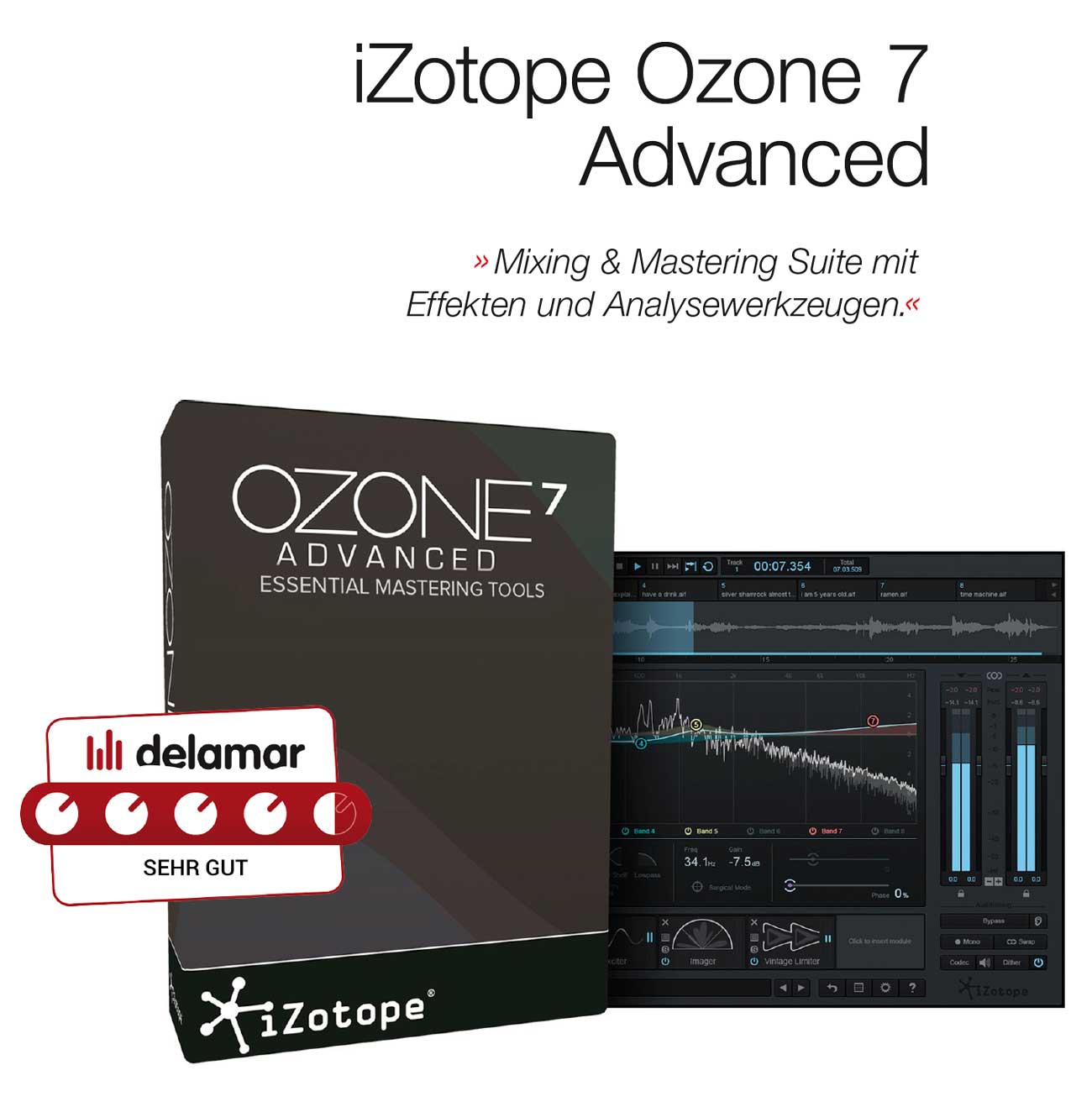 iZotope Ozone 7 Advanced License Code | MUSIC STORE professional | es-ES